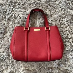 kate spade red crossbody/handbag purse
